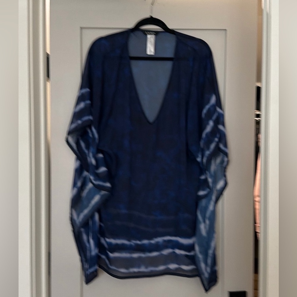 Ralph Lauren Navy Swimsuit Cover